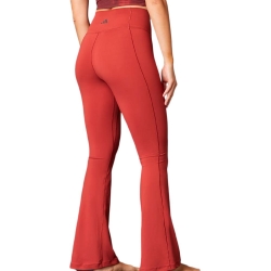 Pantalon fluide Rouge Femme Adidas All Me Flare
