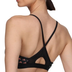 Brassière Noire Femme Adidas Aerct