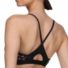 Brassière Noire Femme Adidas Aerct