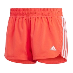 Short de Sport Orange Femme Adidas Pacer 3s