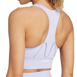 Brassière Violet Femme Adidas Run