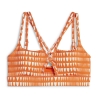 Brassière Orange Femme Puma Lemlem Impact