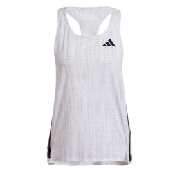 Débardeur Blanc/Noir Femme Adidas Adizero