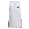 Débardeur Blanc/Noir Femme Adidas Adizero