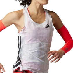 Débardeur Blanc/Noir Femme Adidas Adizero