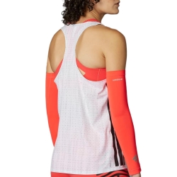 Débardeur Blanc/Noir Femme Adidas Adizero