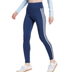 Legging Bleu Femme Adidas 3 Bandes