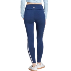 Legging Bleu Femme Adidas 3 Bandes