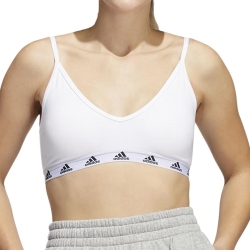 Brassière Blanche Femme Adidas Pureb