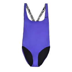 Maillot de bain 1 pièce Violet Femme Nike Crossback