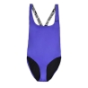 Maillot de bain 1 pièce Violet Femme Nike Crossback