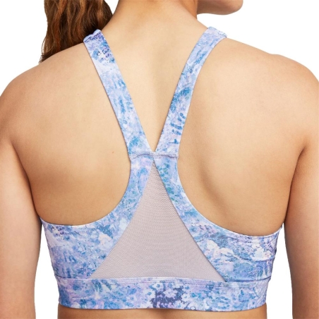 Brassière Bleu/Blanc Femme Nike Aop