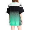 Maillot de Basketball Vert/Noir Femme Adidas