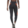 Legging Gris Foncé/Orange Femme Adidas Hit