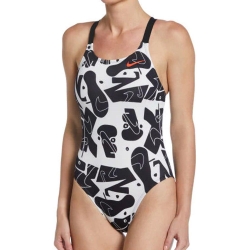 Maillot de bain Noire Femme Nike Fast Back