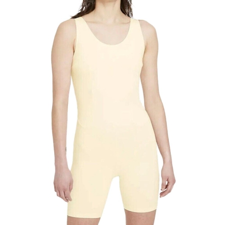 Combishort Jaune Femme Nike Icon Clash