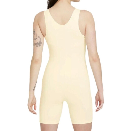 Combishort Jaune Femme Nike Icon Clash
