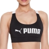 Brassière Noir/Blanc Femme Puma Mid Impact