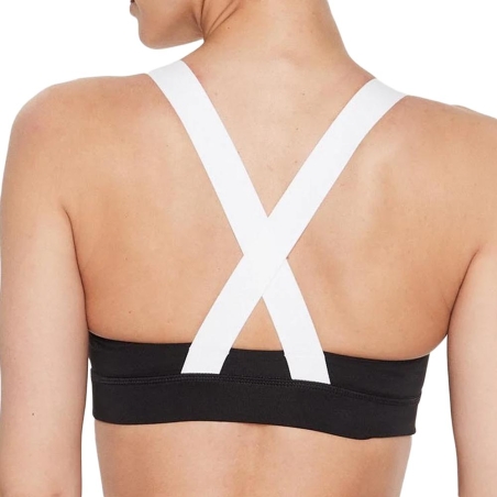 Brassière Noir/Blanc Femme Puma Mid Impact