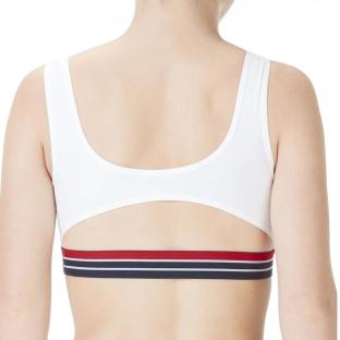 Brassière Blanche/Marine Femme Fila