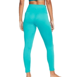 Legging Turquoise Femme Nike 7/8 Lurex