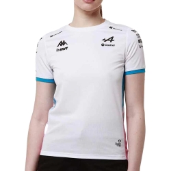 Maillots de Sport Blanc Femme Kappa Adoliw Alpine F1