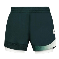 Short de Sport Vert Le Coq Sportif Tennis Pro 24 N°2