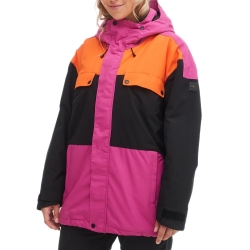 Manteau de ski O'Neill Noir/Rose Femme Tanzanite Jacket