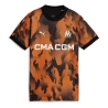 OM Maillot Réplica Thrid Noir/Orange Femme Puma 24/25
