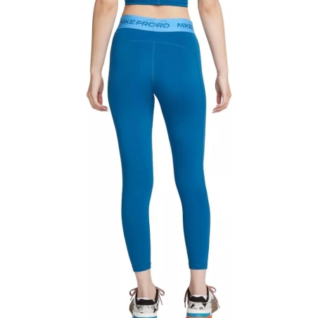 Legging Bleu Femme Nike 7/8 training PRO