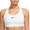 Brassière de Sport Blanche Femme Nike SWSH MED