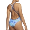 Maillot de bain 1 pièce Bleu Femme Nike Spiderback