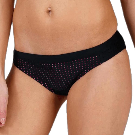 Bas de maillot de bain Noir/Rose Femme Nike Bottom