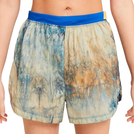 Short Vert/Bleu Femme Nike Repel
