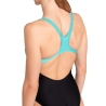 Maillot de bain 1 pièce Noir/Turquoise Femme Arena Pro Graphic