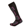 X1 Paire de Chaussettes de ski Grises/Roses Mixte Cairn Spirit