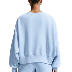 Sweat Bleu Femme Nike Crew