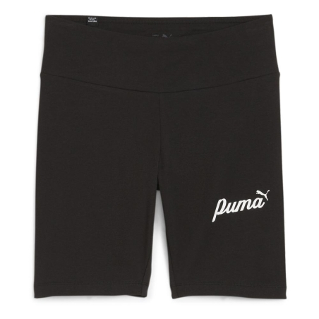 Short Noir Femme Puma Ess+ 7 Script