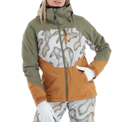 Manteau Orange/Kaki Femme O'Neill Carbonite