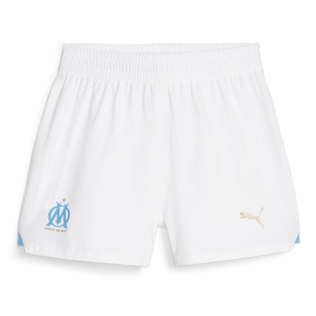 OM Short Blanc/Bleu Femme Puma