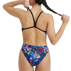 Maillot de bain Bleu Femme Arena Swimsuit