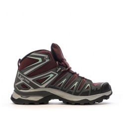 Chaussures de Randonnée Gris/Bordeaux Femme Salomon X Ultra Pi