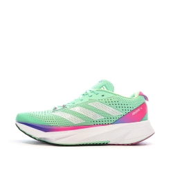 Chaussures de running Vertes/Roses Femme Adidas Adizero