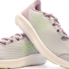 Chaussures de Running Gris/Rose Femme Under Armour Charged Pursuit 3