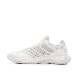 Chaussures de Tennis Blanches Femme Adidas Gamecourt 2 W