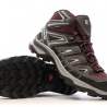 Chaussures de randonnée Grise/Bordeaux Femme Salomon Pioneer