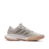 Baskets Grises/Roses Femme Adidas Gamecourt 2