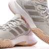 Baskets Grises/Roses Femme Adidas Gamecourt 2