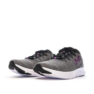Chaussures de running Grises/Violettes Femme Under Armour Charged