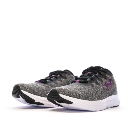 Chaussures de running Grises/Violettes Femme Under Armour Charged